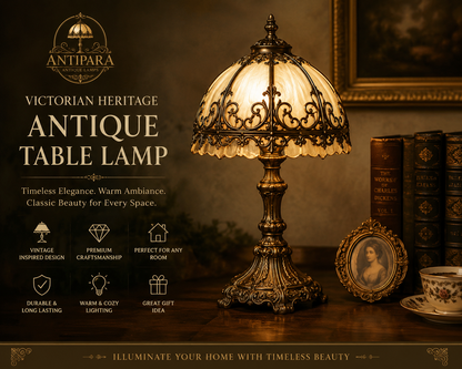 Victorian Heritage Antique Table Lamp